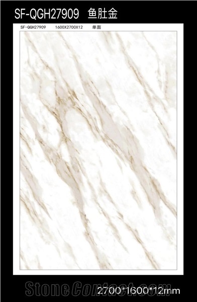 Carrara Statuario Artificial Sintered Stock Stone Slabs
