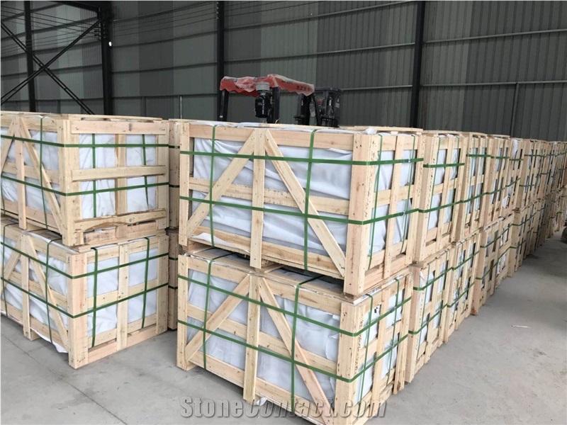 Crystal Super White Gemstone Semiprecious Stone Tiles
