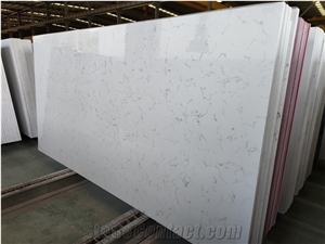 White With Vein Quartz Slabs Stone  Engineered Stone
