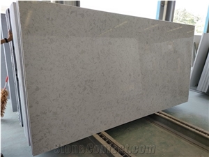 White With Vein Quartz Slabs Stone  Engineered Stone