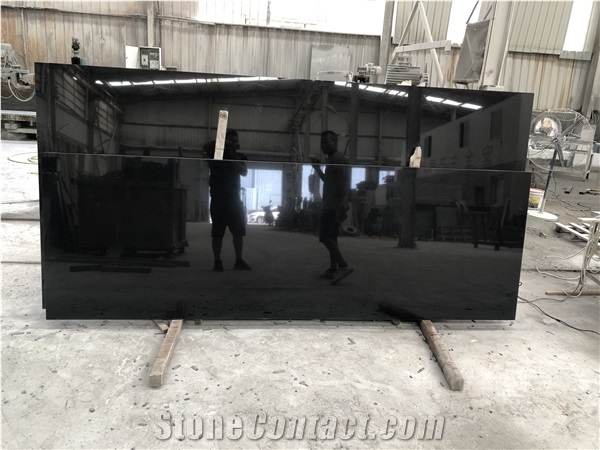 China Absolute Black Shanxi  Granite Slabs& Tiles  Stock