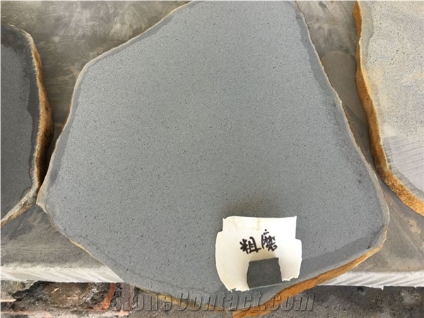 China Grey Basalt Flagstone Irregular Pavers Stone