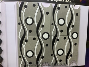 Customer Design New Pattern Jazz White Volakas Marble Mosaic