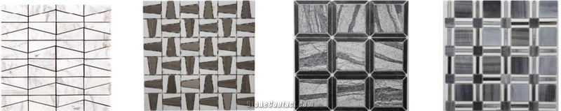 Customer Size Water-Jet Mosaic Marble, Free Beautiful Design