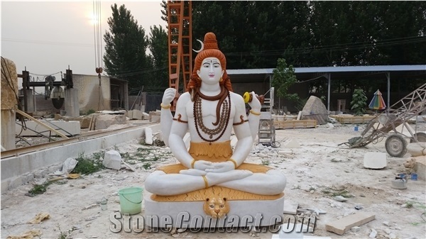 Eastern Style Buddha Priest God Statue Portrait Sculpture
