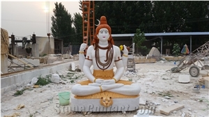 Eastern Style Buddha Priest God Statue Portrait Sculpture