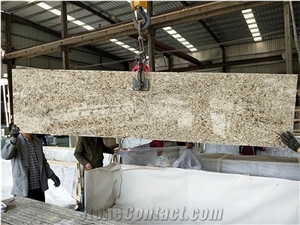 Giallo Ornamental Granite Kitchen Countertops