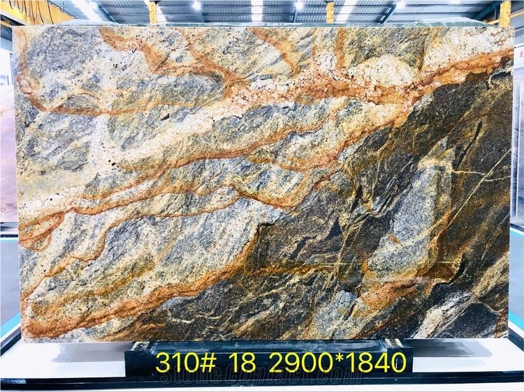 Gold Louis Granite Big Slabs & Tiles On Stock