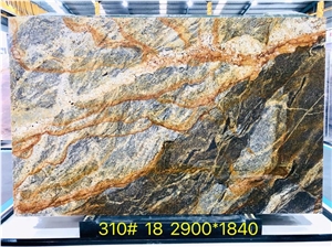 Gold Louis Granite Big Slabs & Tiles On Stock