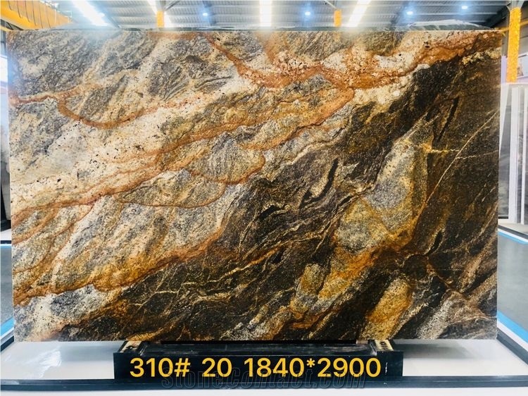 Gold Louis Granite Big Slabs & Tiles On Stock
