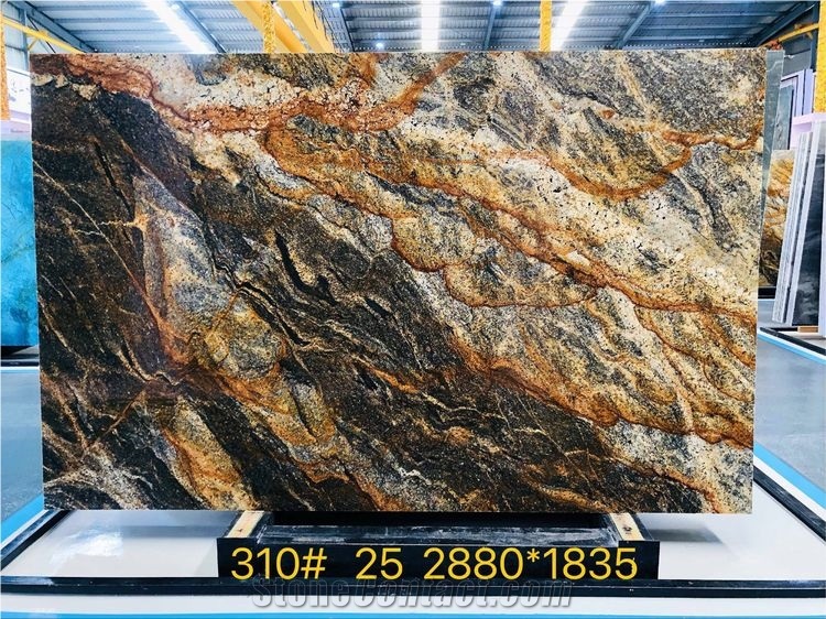 Gold Louis Granite Big Slabs & Tiles On Stock