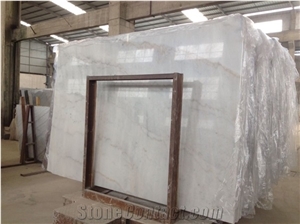 Hot Sale! Guangxi White Marble Tiles & Slabs 3Patterns