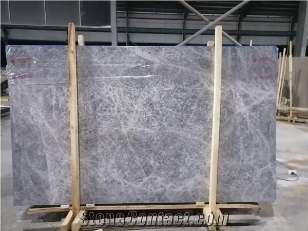 Hot Sale!  Polished Hermes Silver Grey Marble Slabs& Tiles