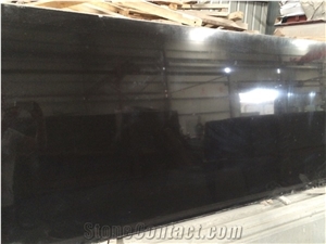 Mongolia Black Granite Slabs And Tiles, Customer Design