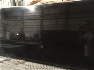 Mongolia Black Granite Slabs And Tiles, Customer Design