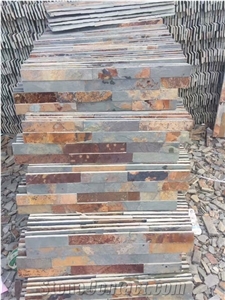 Slate Black&White&Rustystone, Feature Cladding,Culture Stone
