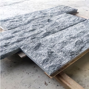 Nero Santiago Granite Split Face Stone, Mushroom Wall Tiles