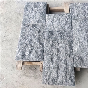 Nero Santiago Granite Split Face Stone, Mushroom Wall Tiles