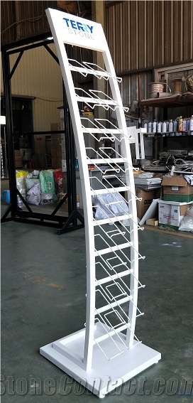 Ceramic Tile Sample Display Stand 2 Rows