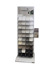Engineer Stone Metal Tower Display Stand Rack
