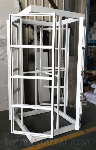 Four-Sided Rotating Display Stand Rack