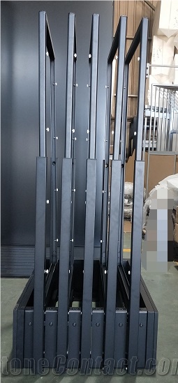 Huge Slab Horizontal Rotating Display Stand Rack