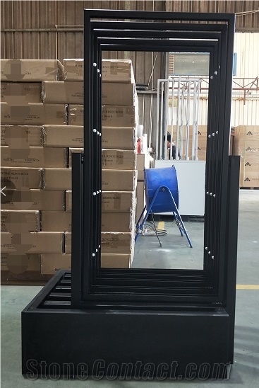 Huge Slab Horizontal Rotating Display Stand Rack