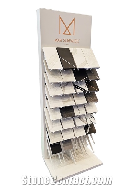 Metal Floor Artificial Stone  Tower Display