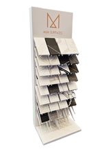 Metal Floor Artificial Stone  Tower Display