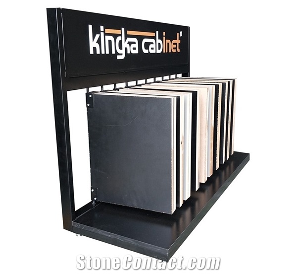 Table Quartz Stone  And Cabinet Door  Book Display Rack