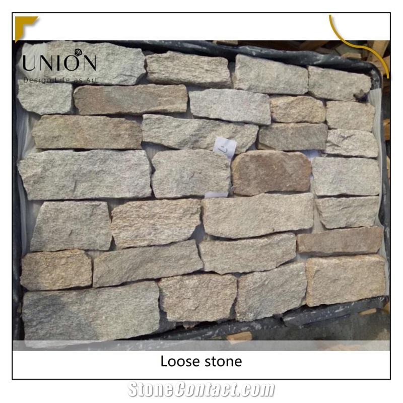 UNION DECO Natural Quartzite Loose Stone Veneer And Corner