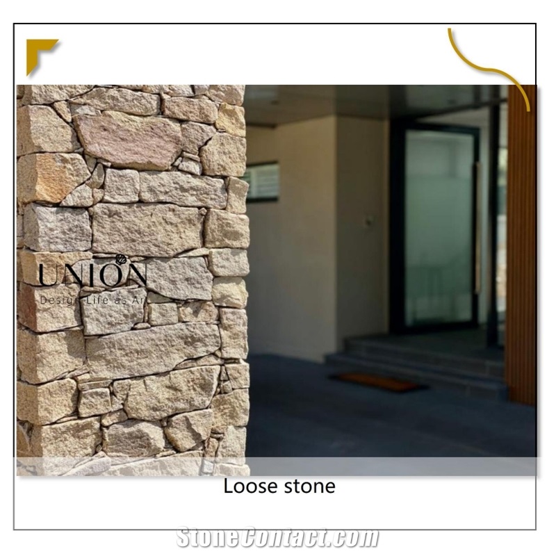 UNION DECO Natural Quartzite Loose Stone Veneer And Corner