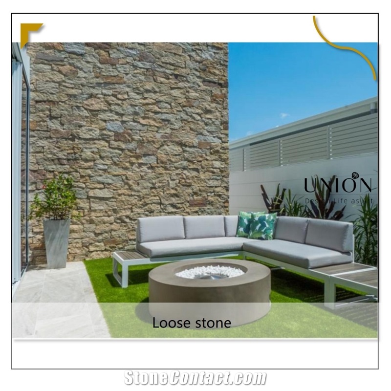 UNION DECO Natural Quartzite Loose Stone Veneer And Corner