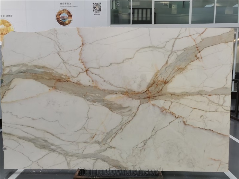 Calacatta Gold Marble Slabs, Calacatta Oro Marble Floor Tiles