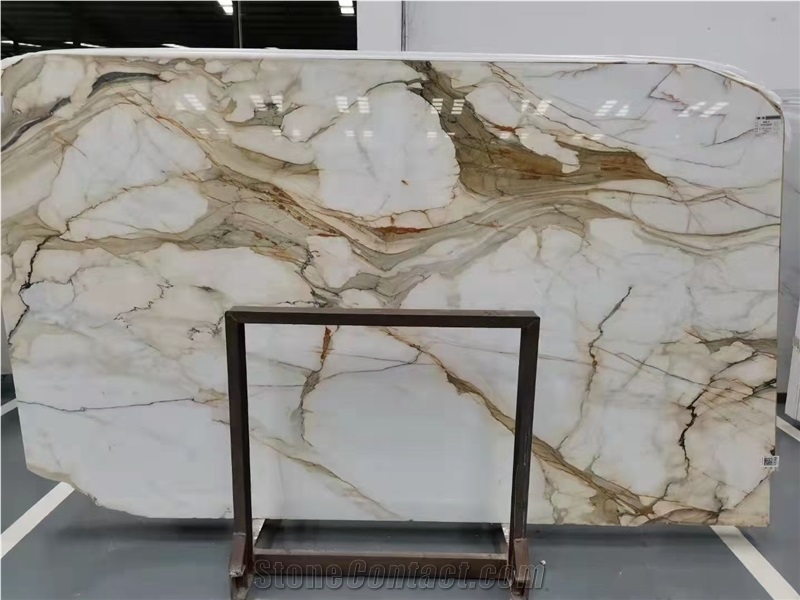 Calacatta Gold Marble Slabs, Calacatta Oro Marble Floor Tiles