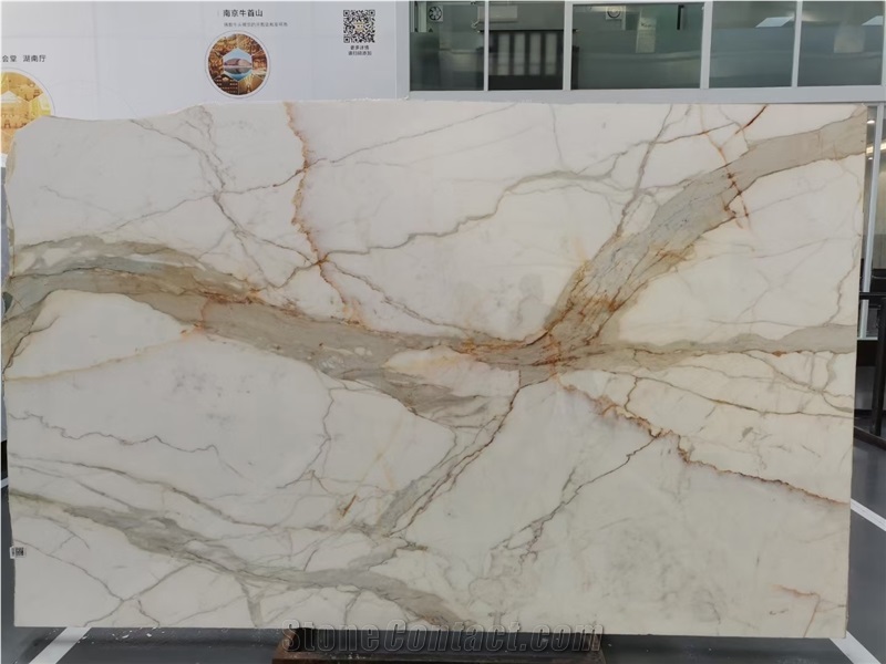 Calacatta Gold Marble Slabs, Calacatta Oro Marble Floor Tiles