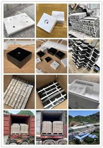 Black And White Marble Pedestals For Trophy