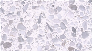Alps White Terrazzo Slabs&Tiles