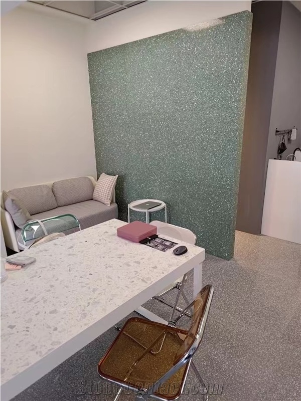 Alps White Terrazzo Slabs&Tiles