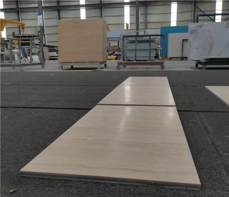 Beige Travertine Honeycomb Stone Panels