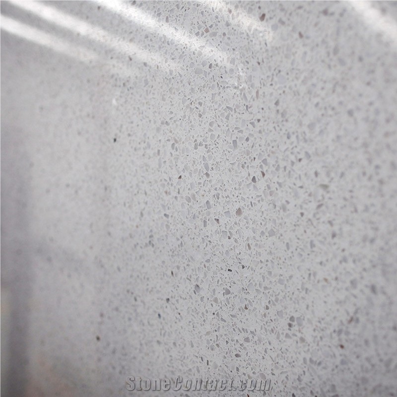 Carrara White Terrazzo Polished Slabs