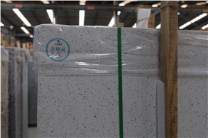 Carrara White Terrazzo Polished Slabs