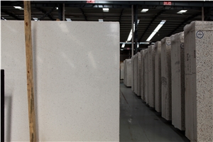 Carrara White Terrazzo Polished Slabs