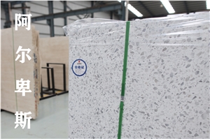Pupula White Terrazzo Pattern For Decoration
