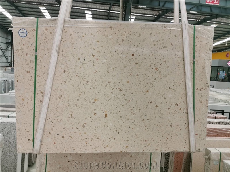 Royal Beige Terrazzo Slabs