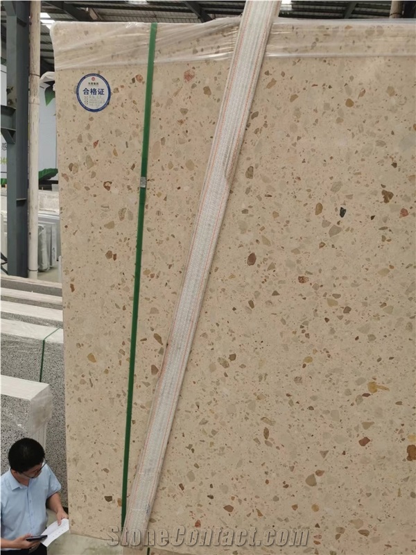 Royal Beige Terrazzo Slabs