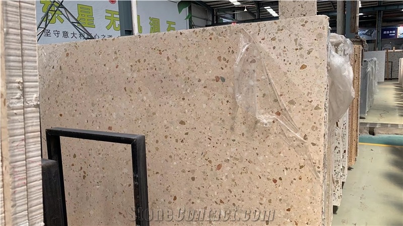 Royal Beige Terrazzo Slabs
