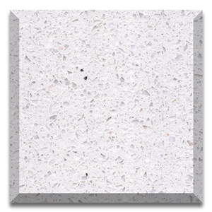 Snow White Artificial Stone Terrazzo Slabs And Tiles