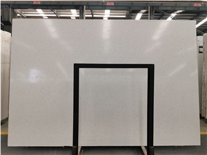 Snow White Artificial Stone Terrazzo Slabs And Tiles