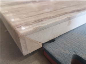 Platinum Sands Marble Backed Artificial Compound Stone For Interior